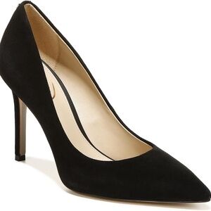 Sam Edelman Women's Hazel Pump Black Suede Sz 6.5